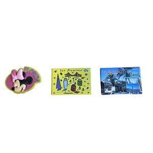 Vtg Refrigerator Magnets 3 Assorted Magnets San Francisco x2 & Florida